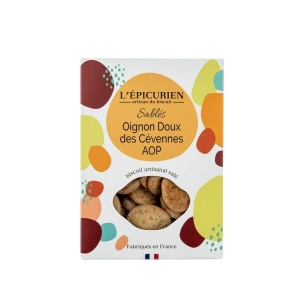 biscuit apéritif sablés à l'oignon doux des cévennes aop
