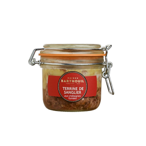 terrine de sanglier aux châtaignes fumées 190g